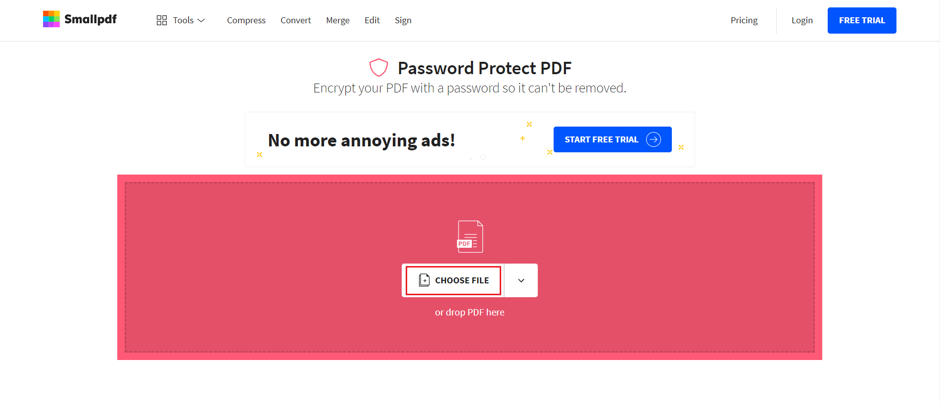 pdf me password kaise lagaye